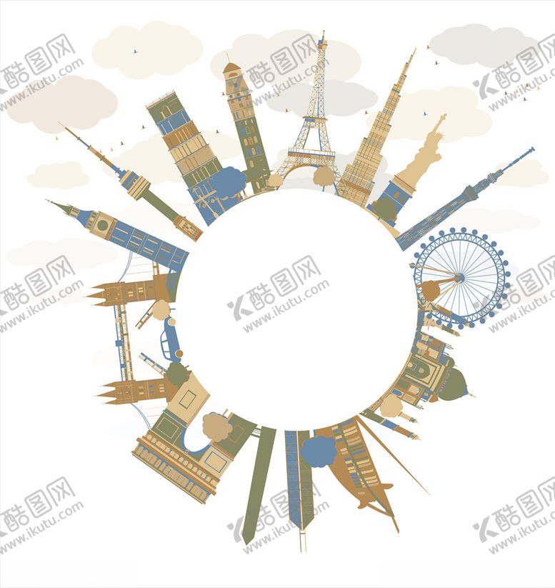 编号：43369007091721481715【酷图网】源文件下载-城市极坐标