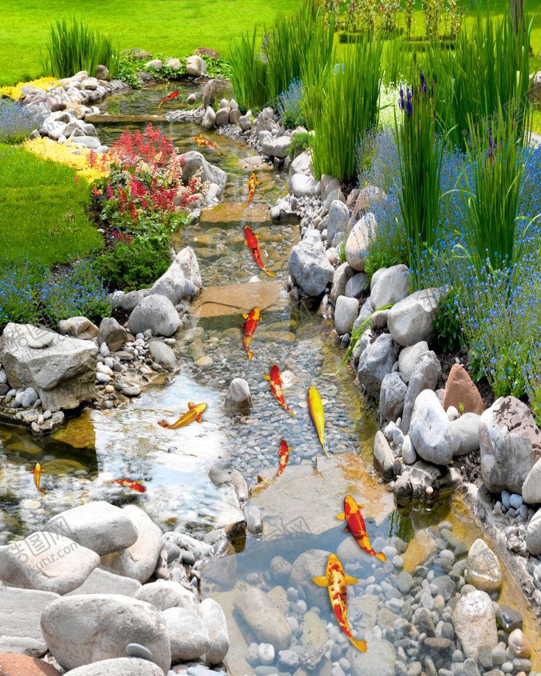 编号：93801507022103213805【酷图网】源文件下载-小溪流水