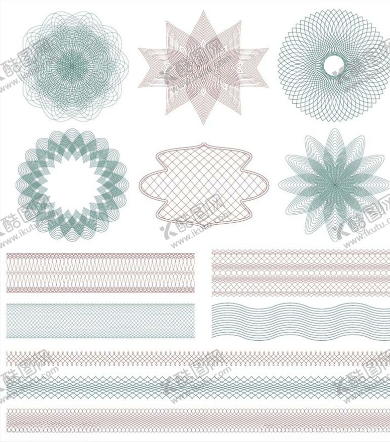 编号：90755307141135005464【酷图网】源文件下载-证书底纹花纹