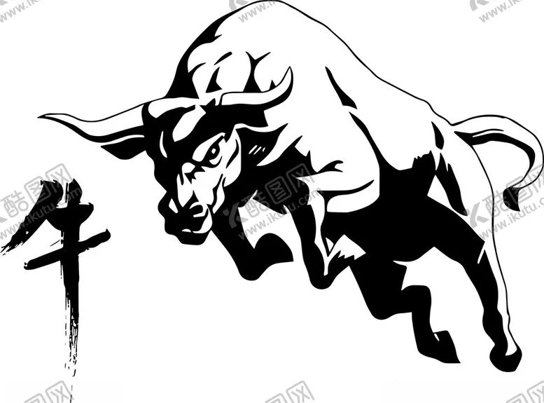编号：51936811021822131795【酷图网】源文件下载-奔腾的牛