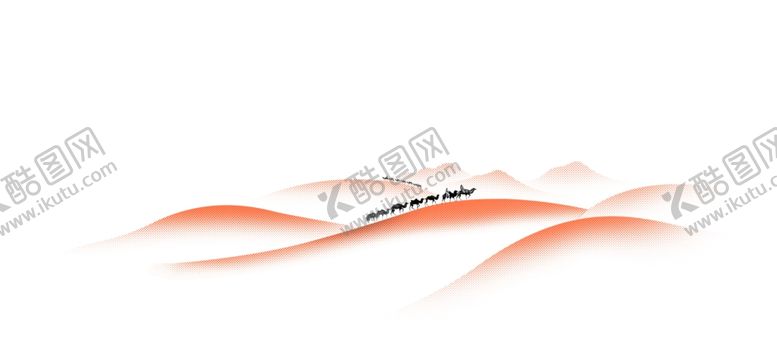 编号：51007810290154503484【酷图网】源文件下载-半调网屏沙漠骆驼