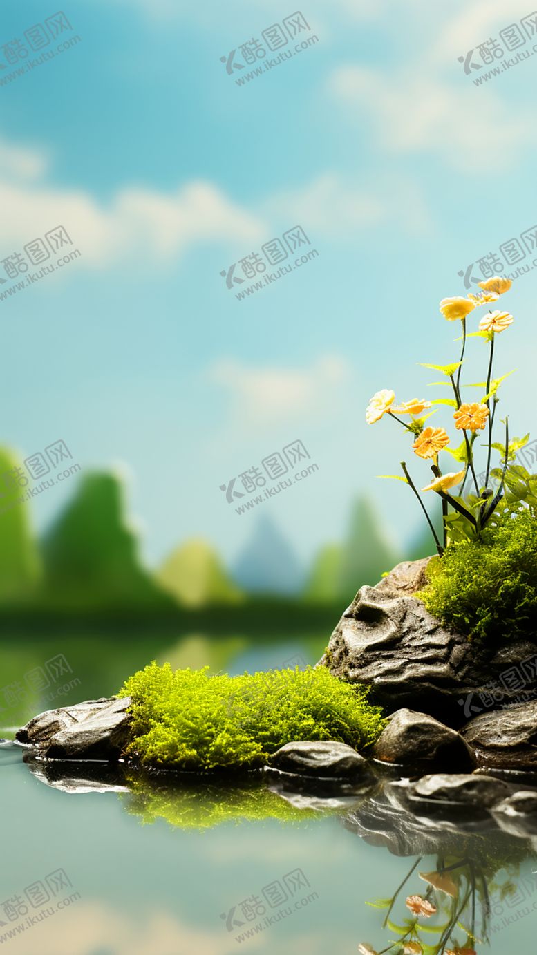编号：99780302230634063505【酷图网】源文件下载-自然展台