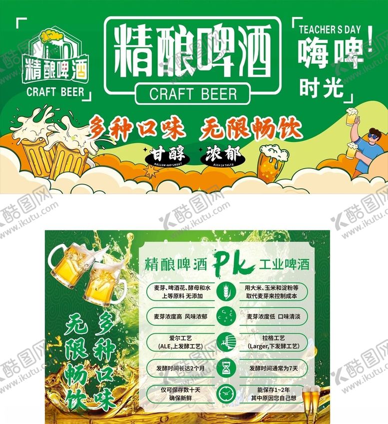 编号：98922110120248101926【酷图网】源文件下载-精酿啤酒畅享嗨啤时光