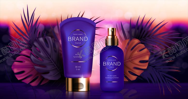 编号：42325709280021546599【酷图网】源文件下载-化妆品背景