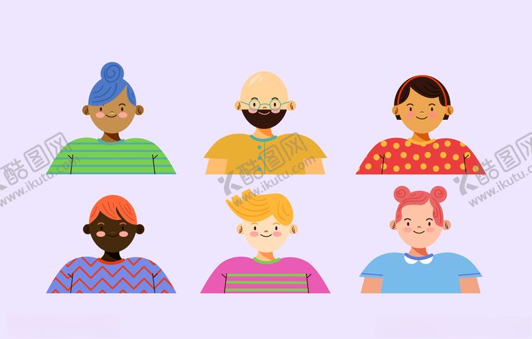 编号：75837609160648491077【酷图网】源文件下载-矢量卡通休闲人物