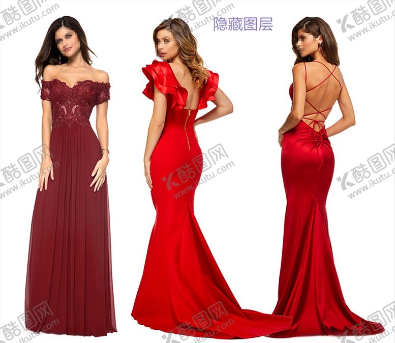 编号：10892909210528531231【酷图网】源文件下载-晚礼服素材