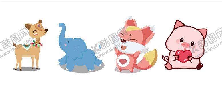 编号：85567409220518311458【酷图网】源文件下载-卡通小动物