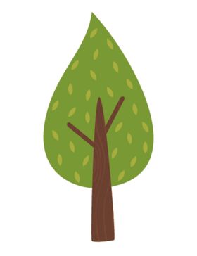 小清新植物树木介绍牌