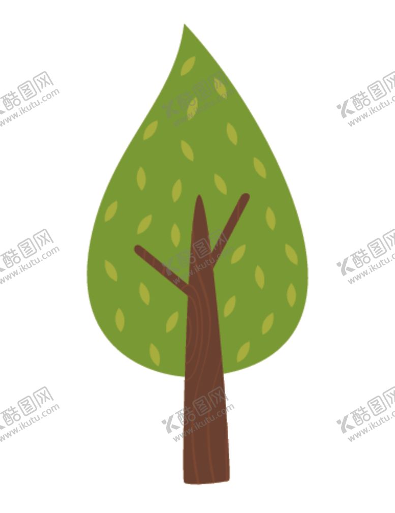 编号：89662410191738263411【酷图网】源文件下载-小清新卡通植物树木