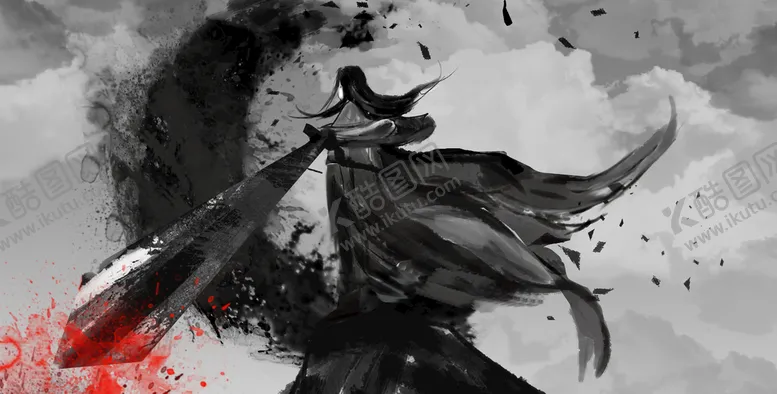 编号：11905810280421587996【酷图网】源文件下载-手绘古风插画背景图片