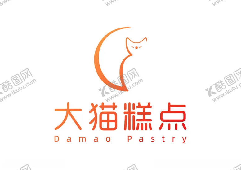 编号：47423402130732137256【酷图网】源文件下载-大猫糕点LOGO标志