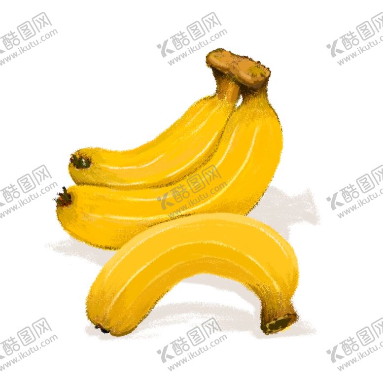 编号：80658610090216381126【酷图网】源文件下载-手绘香蕉