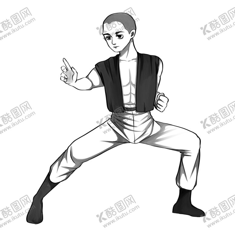 编号：69399306261809589553【酷图网】源文件下载-水墨武侠人物