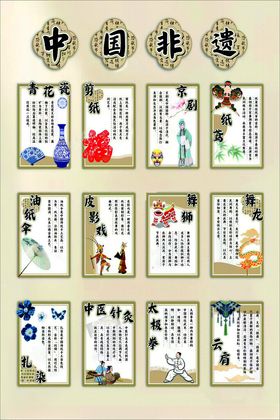 中国非遗文化展示图
