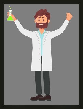 手绘医疗人物素材护护