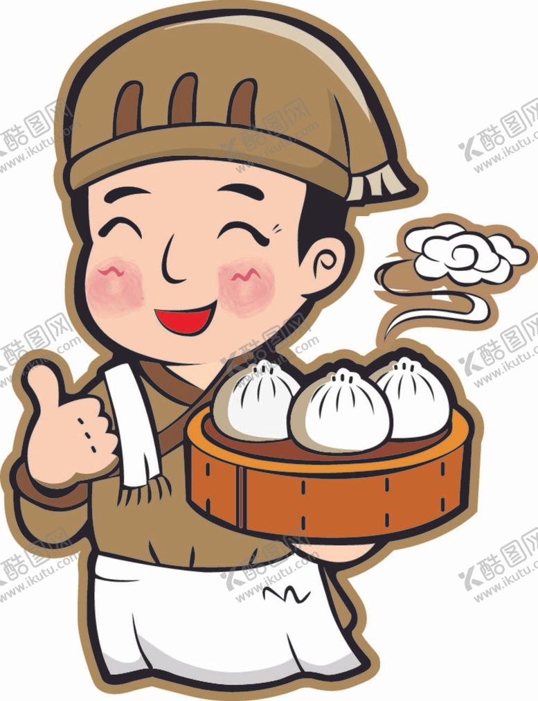 编号：71103812011552012919【酷图网】源文件下载-包子铺伙计