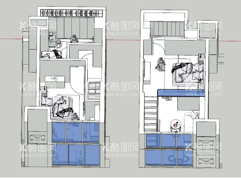 编号：86094810151954536664【酷图网】源文件下载-样板房模型