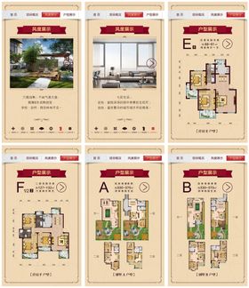 地产高端户型环境解析DM宣传页