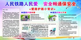 爱护铁路宣传栏