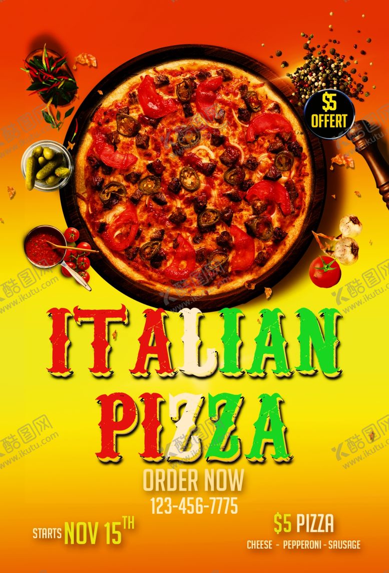 编号：78598510121212359880【酷图网】源文件下载-披萨