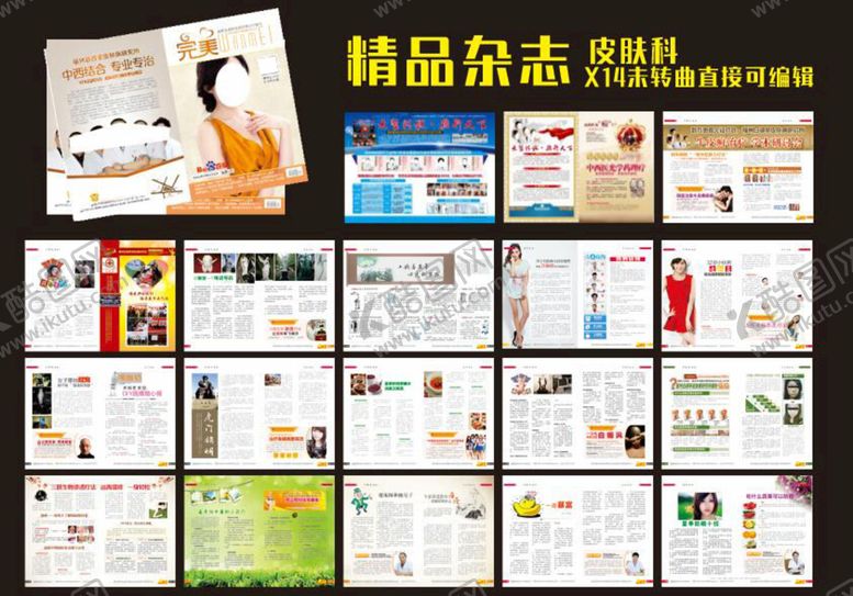 编号：92320110222130417525【酷图网】源文件下载-皮肤科杂志
