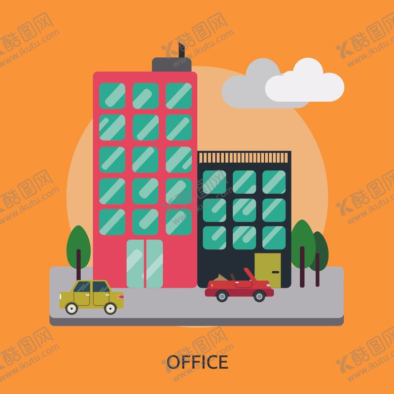 编号：12887510121331282189【酷图网】源文件下载-城市插画