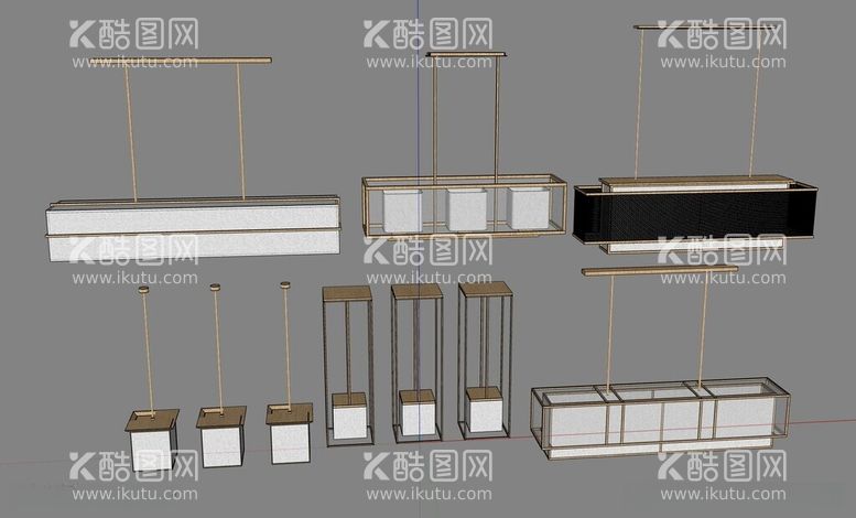 编号：49555812211950401455【酷图网】源文件下载-古典灯具模型