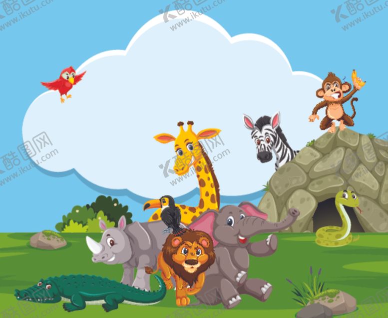 编号：59102409291545406478【酷图网】源文件下载-矢量动物素材