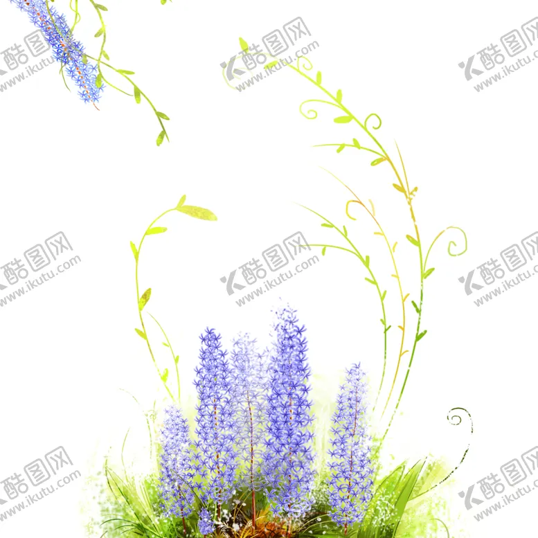 编号：28726512130203048958【酷图网】源文件下载-紫色花卉装饰画挂画