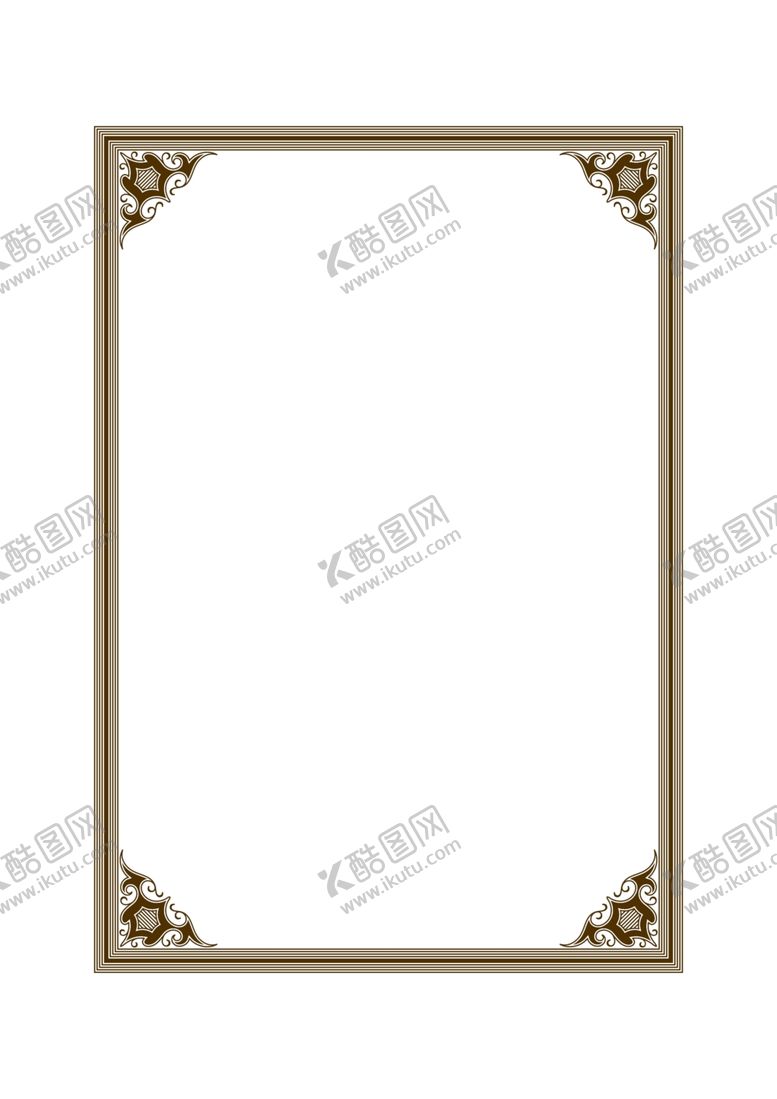 编号：94312106291018455331【酷图网】源文件下载-花纹边框