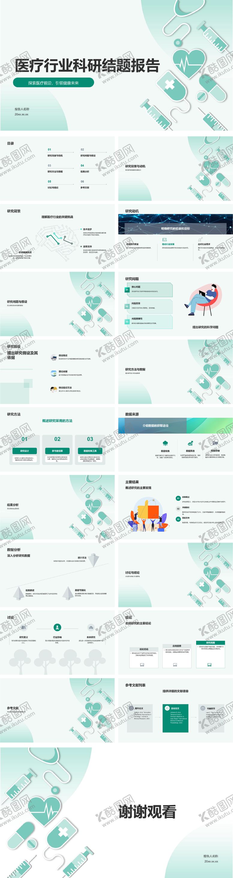 编号：58224202061121312742【酷图网】源文件下载-医疗行业科研结题报告