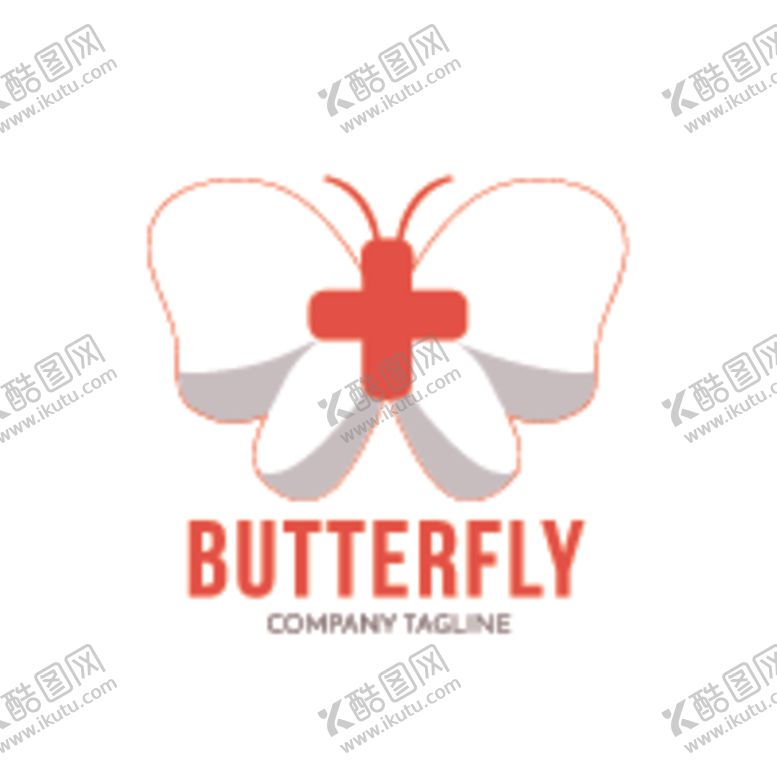 编号：92929310182048373660【酷图网】源文件下载-蝴蝶logo