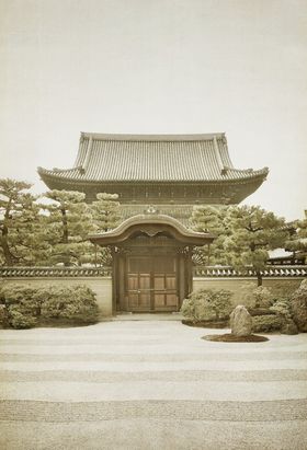 宣传栏  房屋  中式