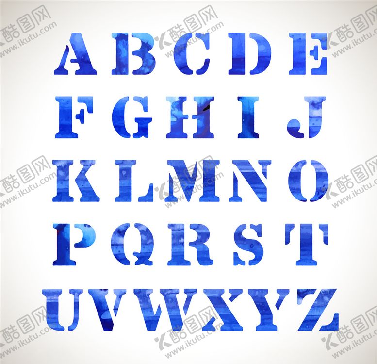 编号：84040510082308443290【酷图网】源文件下载-卡通字母