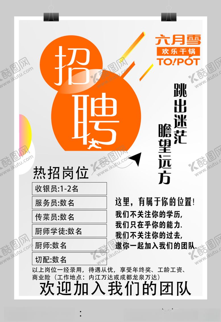 编号：27666509250650135150【酷图网】源文件下载-招聘