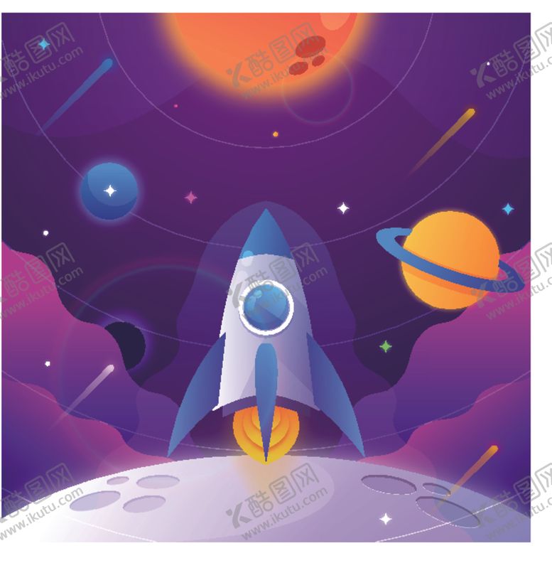 编号：58350209160552059673【酷图网】源文件下载-火箭飞船