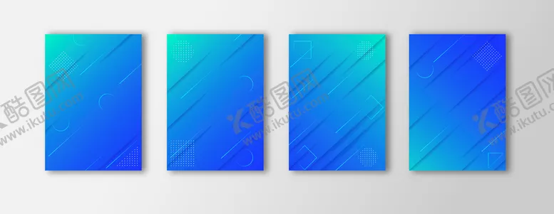 编号：24305909151917209258【酷图网】源文件下载-蓝色渐变几何背景艺术创意