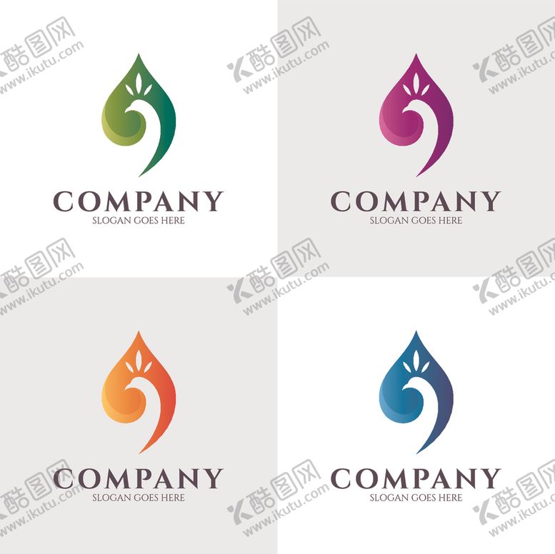 编号：44753010270339562695【酷图网】源文件下载-孔雀logo