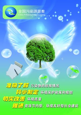 环保局污普宣传画