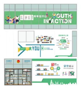 团委青年之家文化墙
