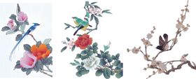 国画花