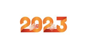 彩色琉璃2023艺术字