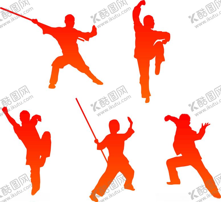编号：10325501281937399626【酷图网】源文件下载-武术剪影