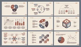 商务风数据分析图表模板