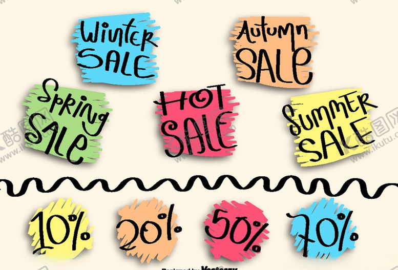 编号：13195909271859195515【酷图网】源文件下载-矢量标签素材