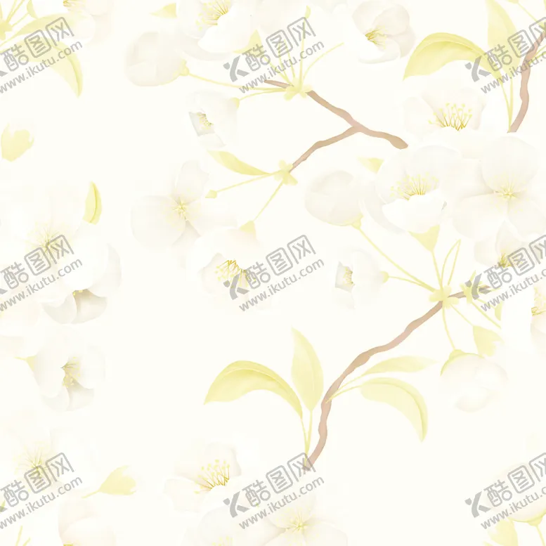 编号：25844901250727299904【酷图网】源文件下载-无缝乱花手绘花