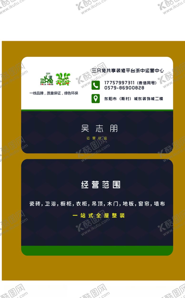 编号：72817409162201176207【酷图网】源文件下载-商务名片