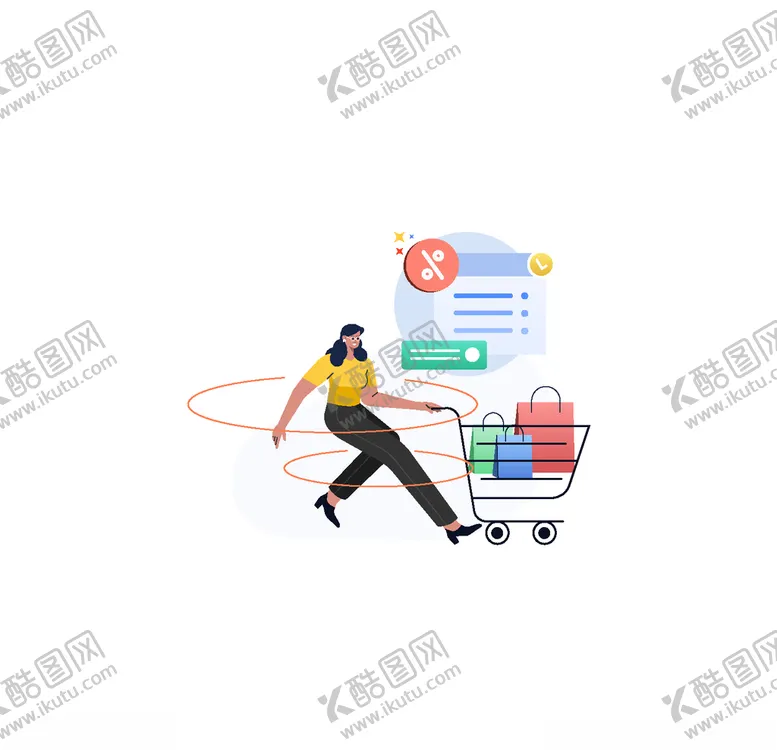 编号：29317005032003125242【酷图网】源文件下载-手绘电子购物