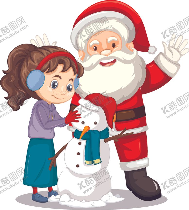 编号：20593611011754146764【酷图网】源文件下载-卡通圣诞老人