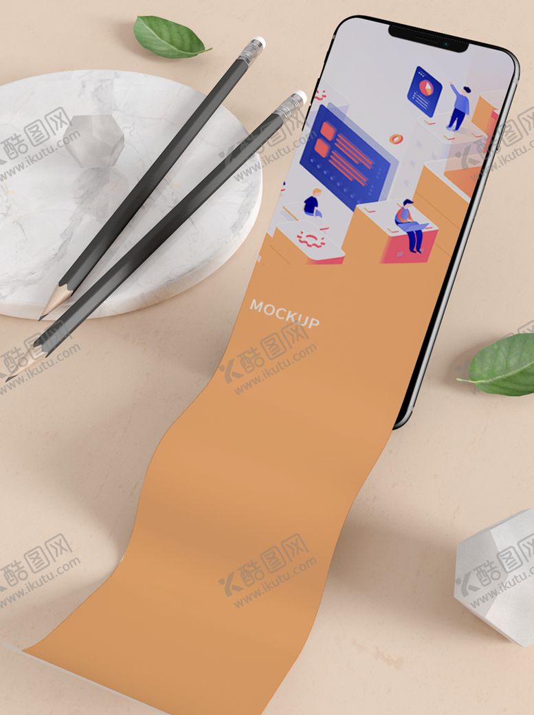 编号：37560210061431283019【酷图网】源文件下载-长滚动页面手机UI样机